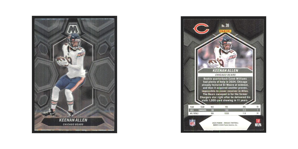 2024 Mosaic Keenan Allen Bears #39