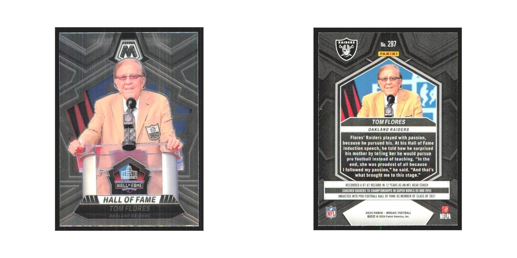 2024 Mosaic Tom Flores Raiders #297