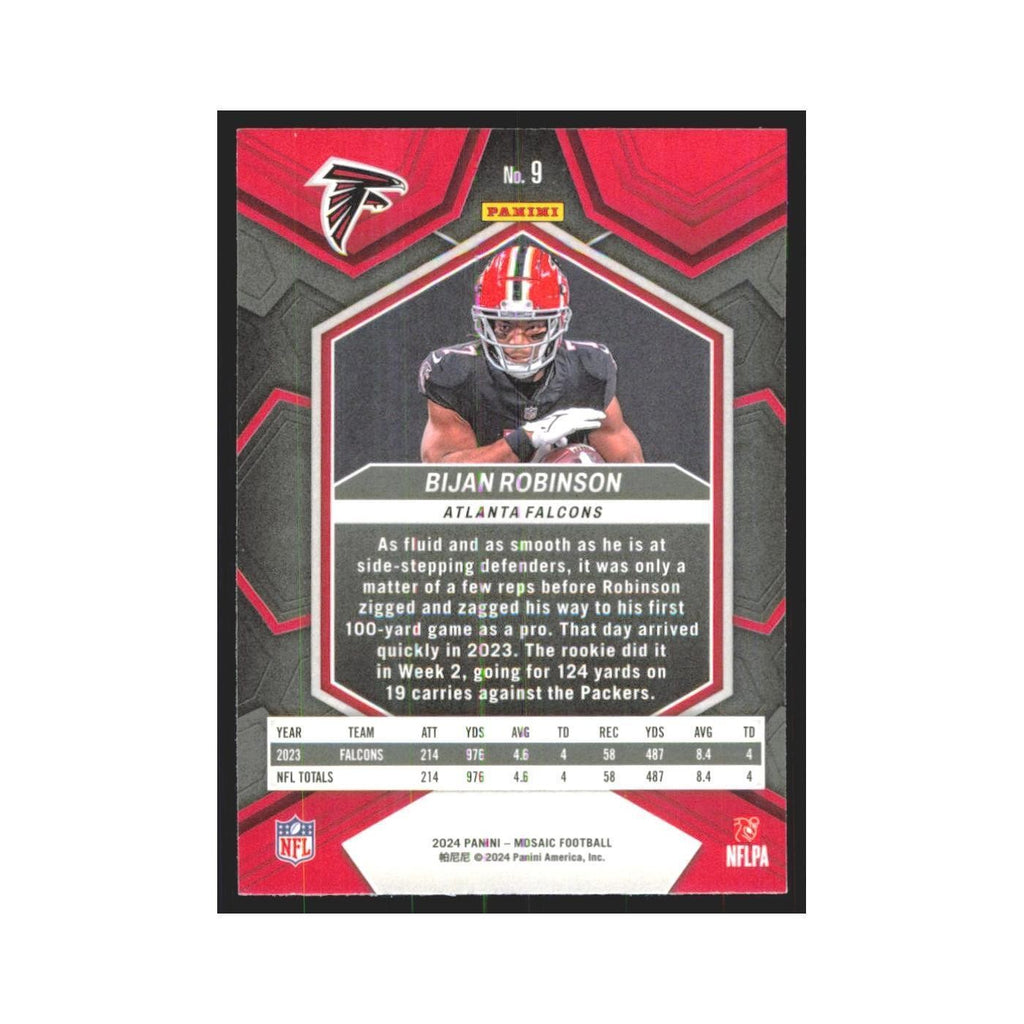 2023 Mosaic Bijan Robinson Falcons #9