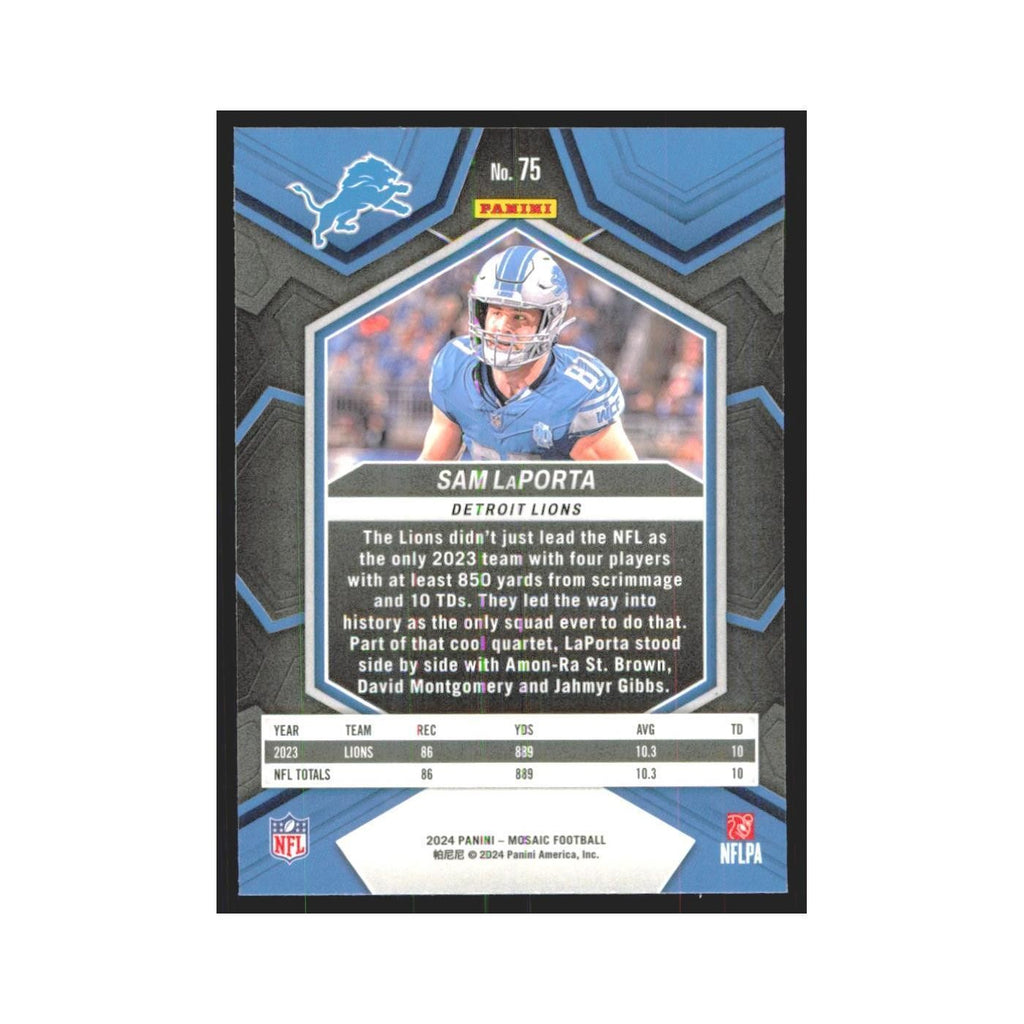 2024 Mosaic Sam LaPorta Lions #75