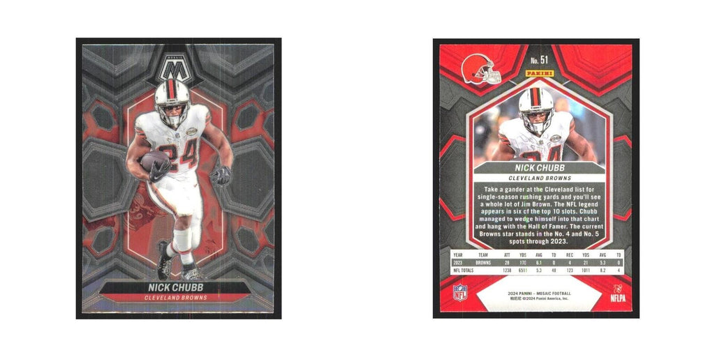 2024 Mosaic Nick Chubb Browns #51