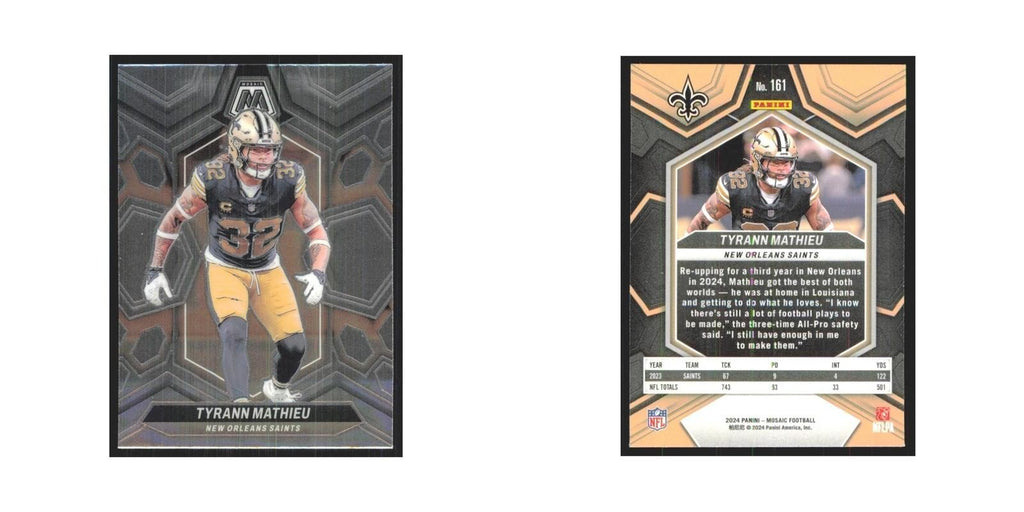 2024 Mosaic Tyrann Mathieu Saints #161