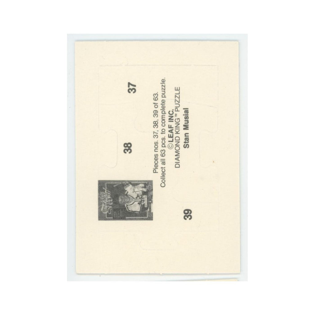 Stan Musial 1986 Leaf Diamond King Puzzle Pieces #37/38/39 Baseball Card NM