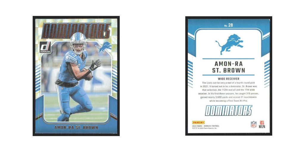 2024 Donruss Amon Ra St. Brown Lions #28