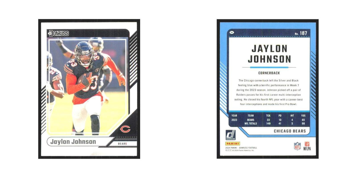 2024 Donruss Jaylon Johnson Bears #187