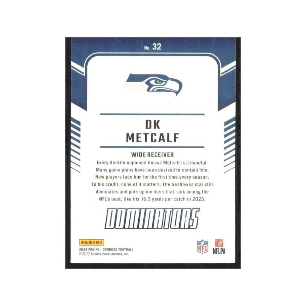 2024 Donruss DK Metcalf Seahawks #32