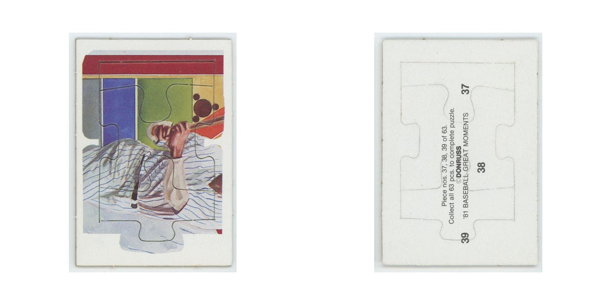 Baseball Great Moments Puzzle Pieces 1982 Donruss #37/38/39 Baseball Card NM