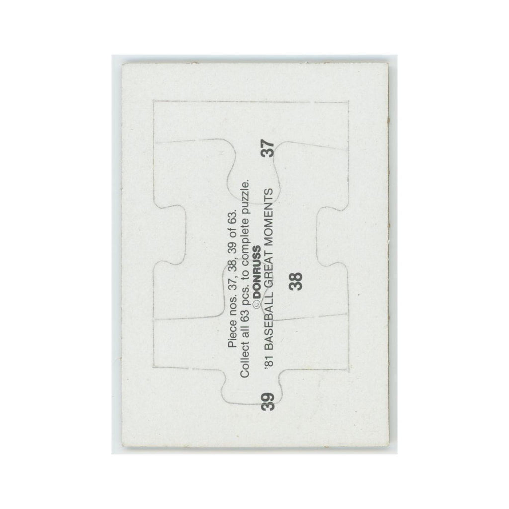 Baseball Great Moments Puzzle Pieces 1982 Donruss #37/38/39 Baseball Card NM