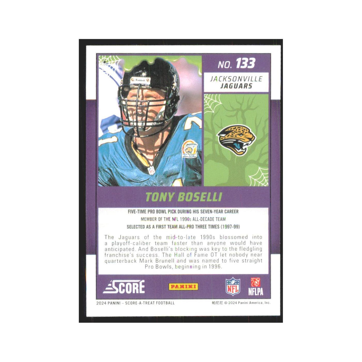 2024 Score-A-Treat Tony Boselli Jaguars #133