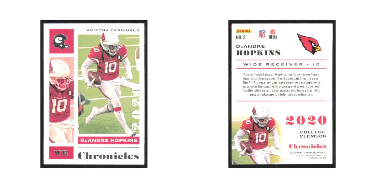 2020 Panini Chronicles DeAndre Hopkins Cardinals #2