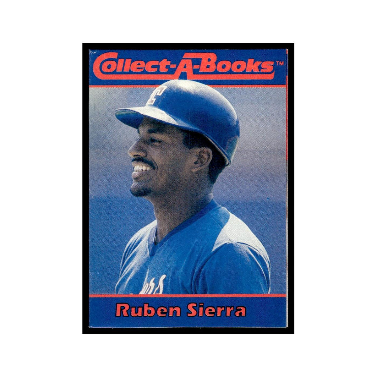 Ruben Sierra 1990 Collect-A-Books #nan Texas Rangers Baseball Card NM