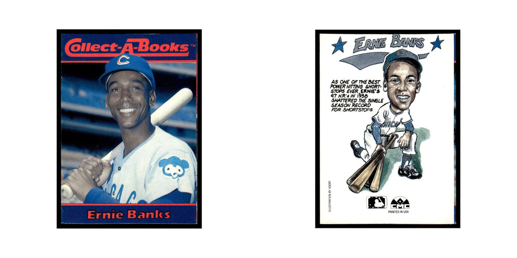 Ernie Banks 1990 Collect-A-Books #nan Chicago Cubs Baseball Card NM