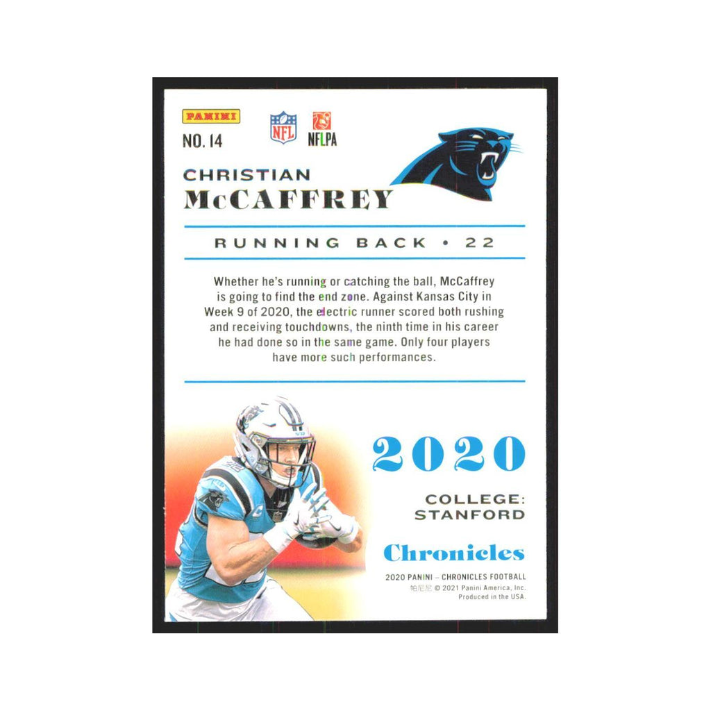 2020 Panini Chronicles Christian McCaffrey Panthers #14