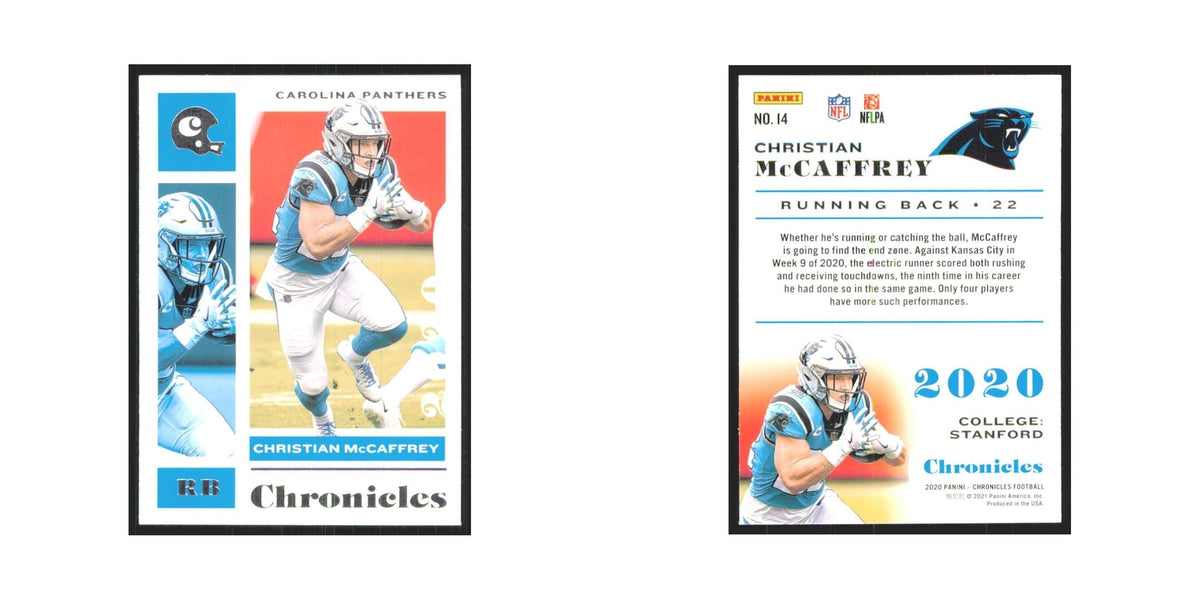 2020 Panini Chronicles Christian McCaffrey Panthers #14