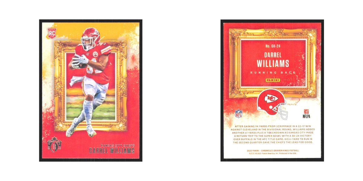 2020 Panini Chronicles Darrel Williams RC Chiefs #GK-24