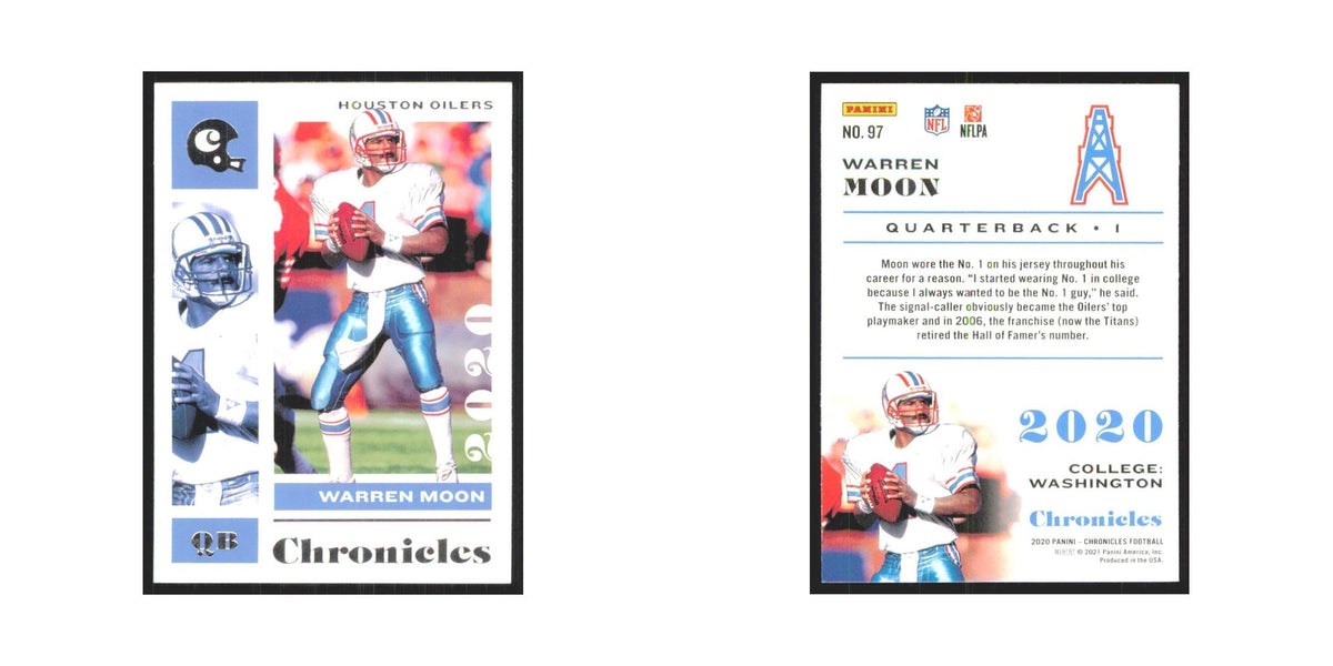 2020 Panini Chronicles Warren Moon Houston Oilers #97