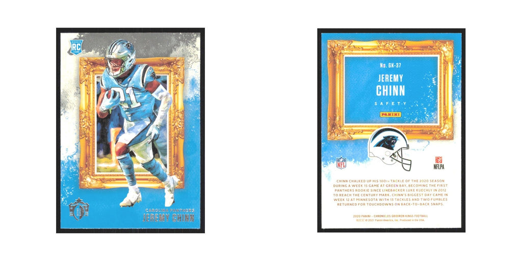 2020 Panini Chronicles Jeremy Chinn RC Panthers #GK-37