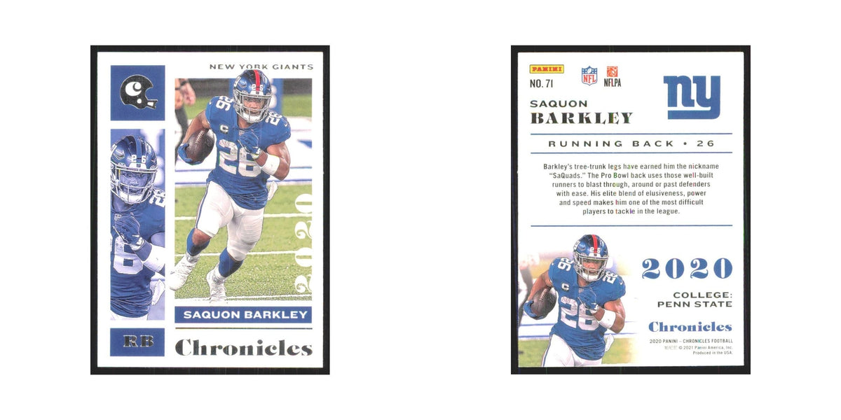 2020 Panini Chronicles Saquon Barkley Giants #71