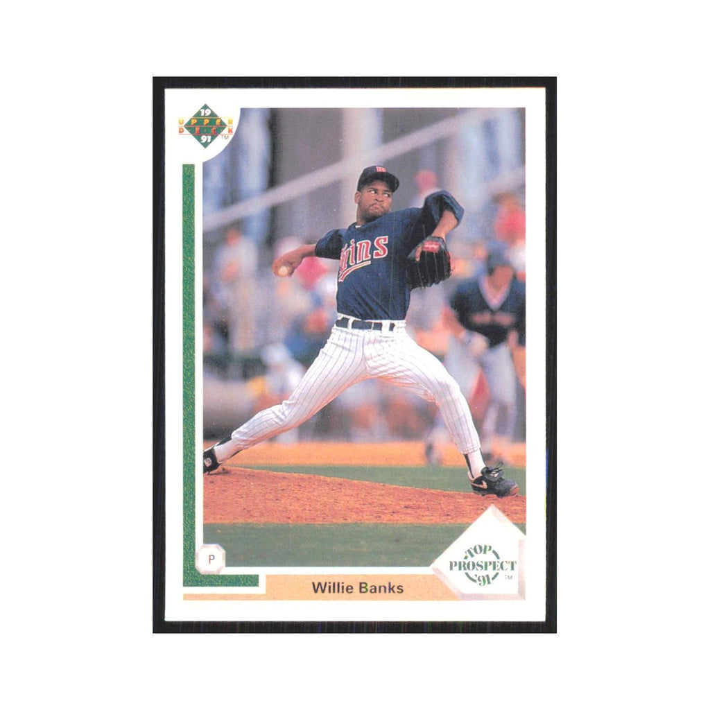 1991 Upper Deck Willie Banks Twins #74
