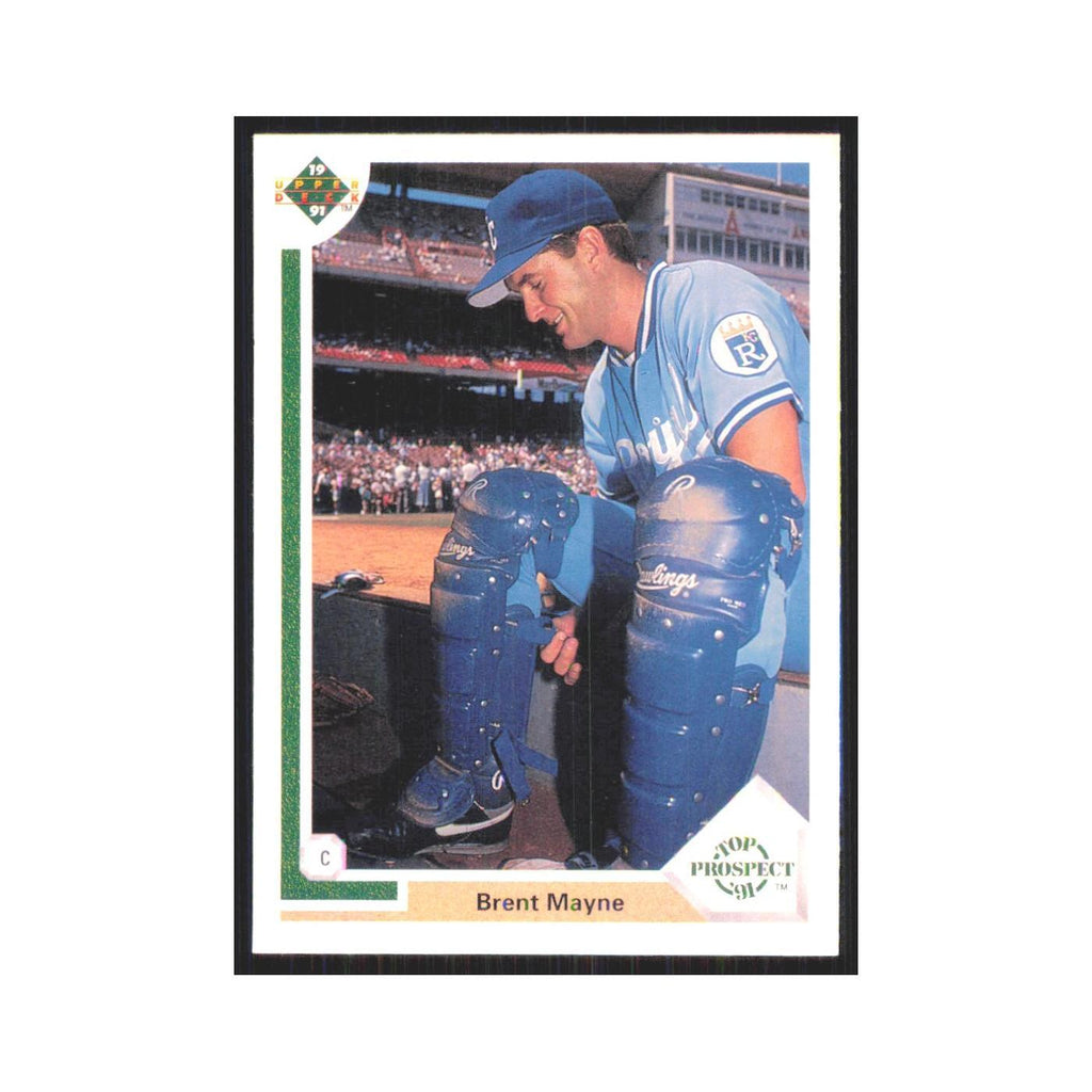1991 Upper Deck Brent Mayne Royals #72