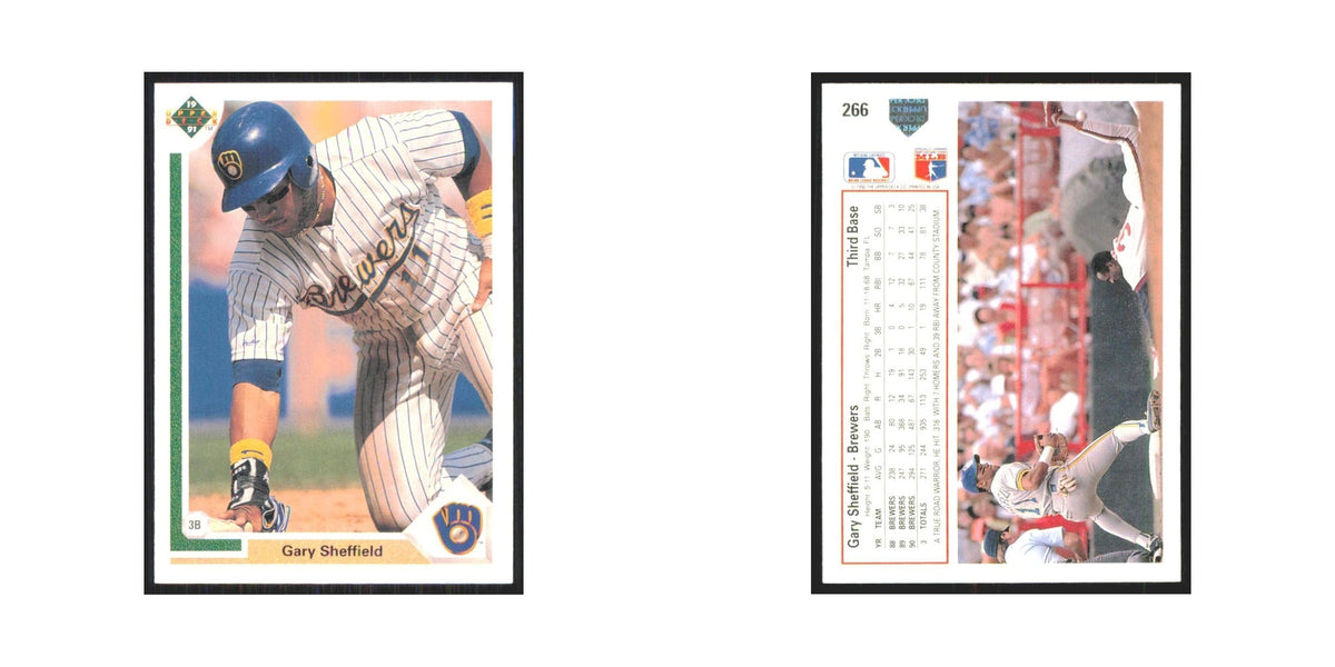 1991 Upper Deck Gary Sheffield Brewers #266
