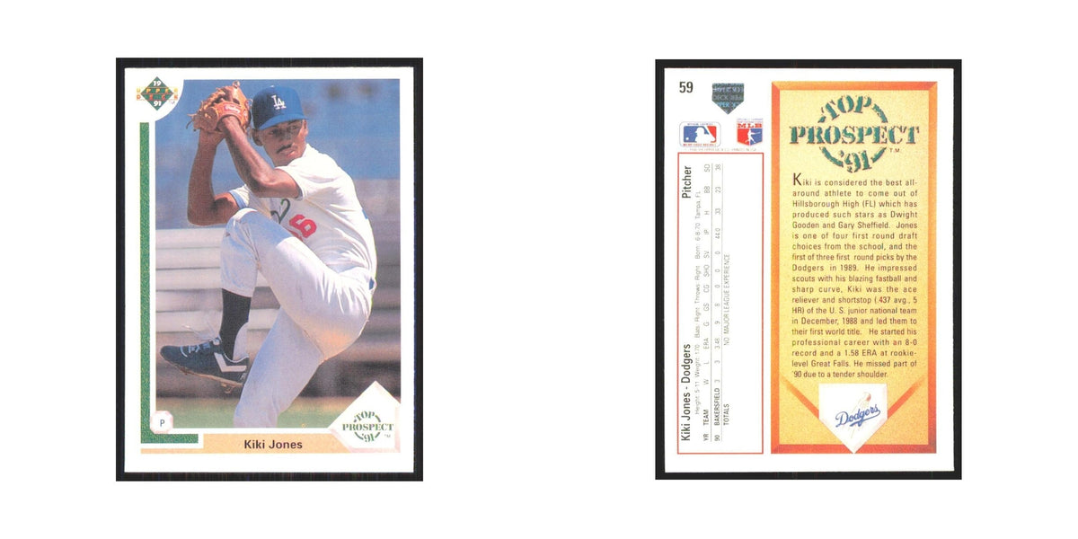1991 Upper Deck Kiki Jones Dodgers #59