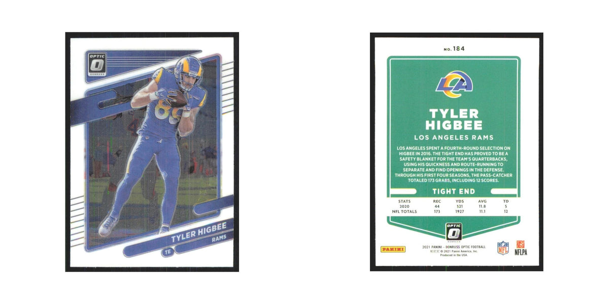 2021 Donruss Optic Tyler Higbee Rams #184