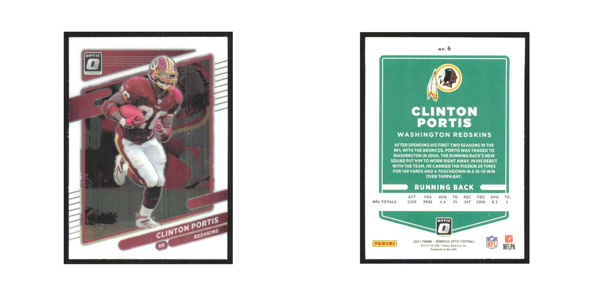 2021 Donruss Optic Clinton Portis Redskins #6