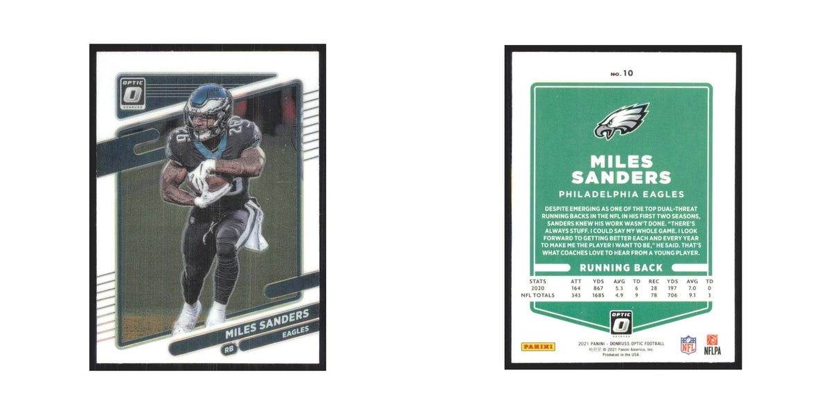 2021 Donruss Optic Miles Sanders Eagles #10