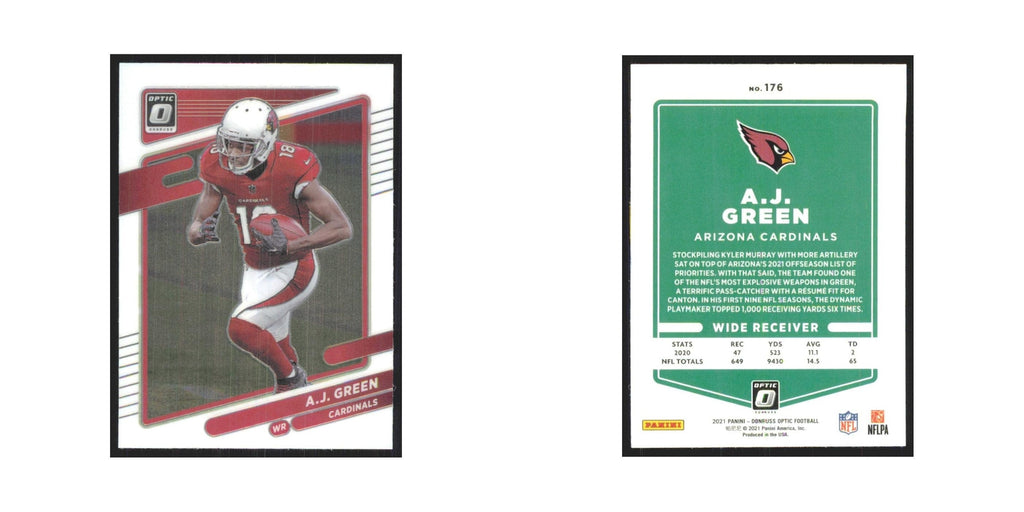 2021 Donruss Optic A.J. Green Cardinals #176