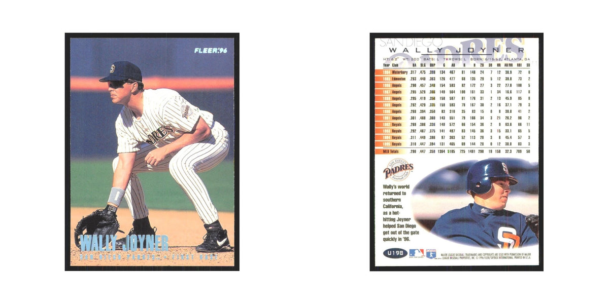1996 Fleer Wally Joyner Padres #U198