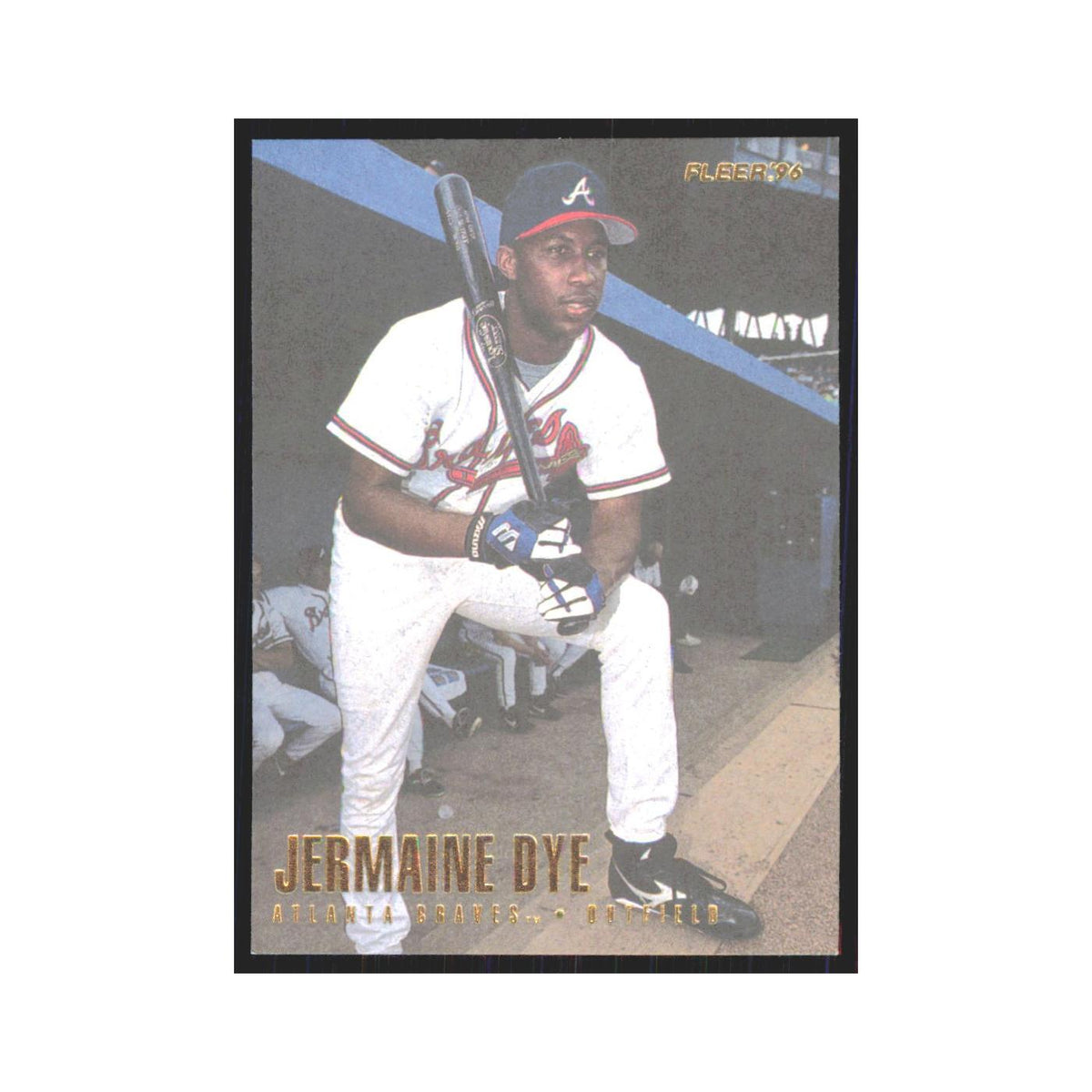 1996 Fleer Jermaine Dye Braves #U104