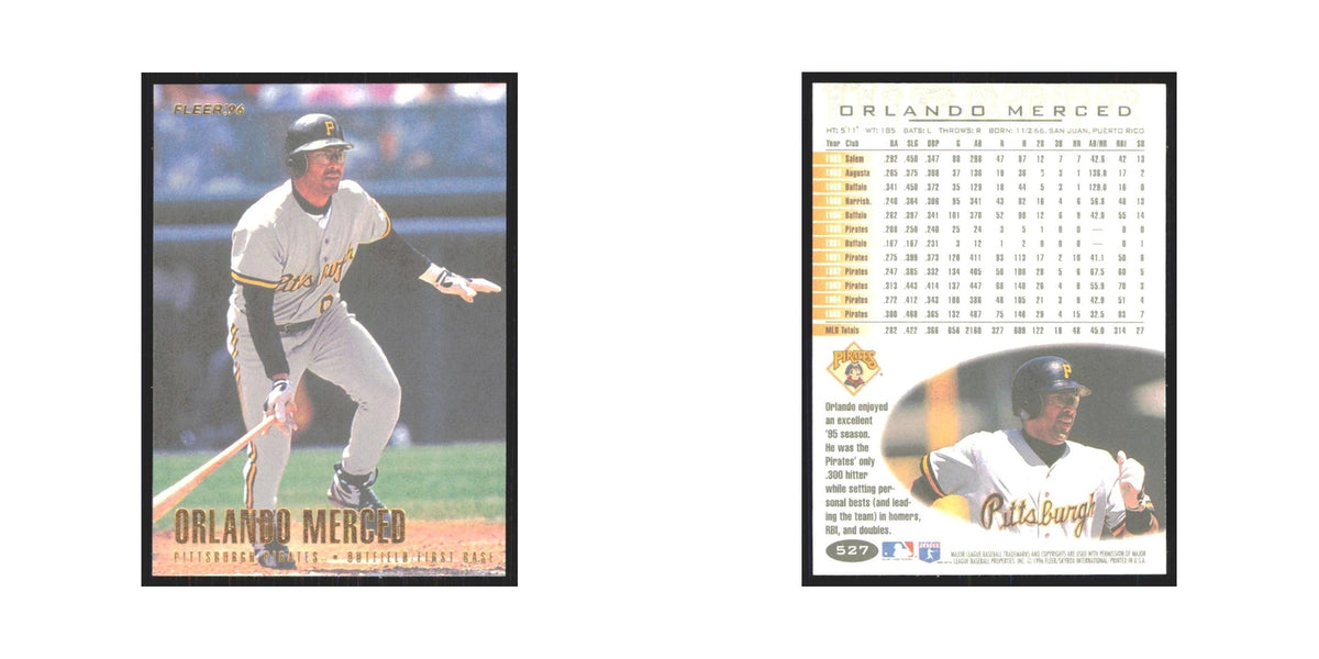 1996 Fleer Orlando Merced Pirates #527