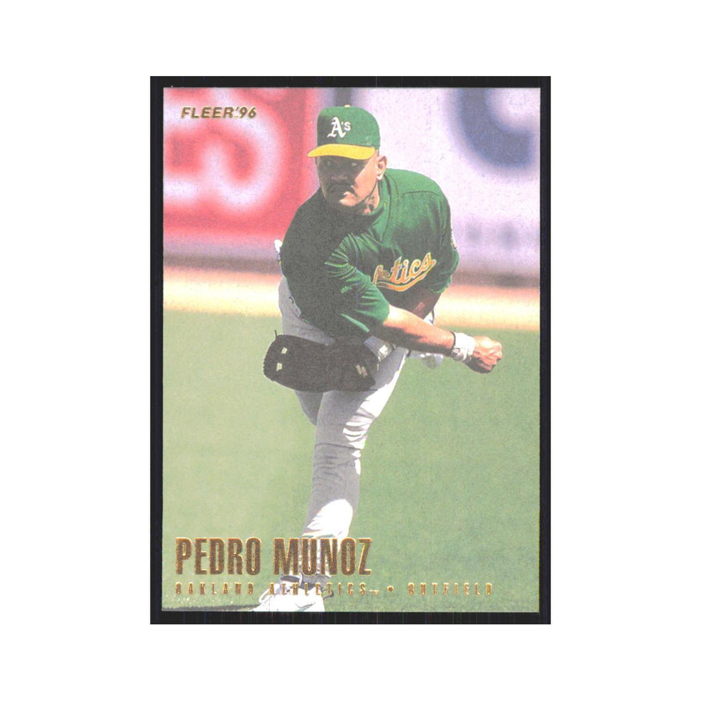 1996 Fleer Pedro Munoz Athletics #U74