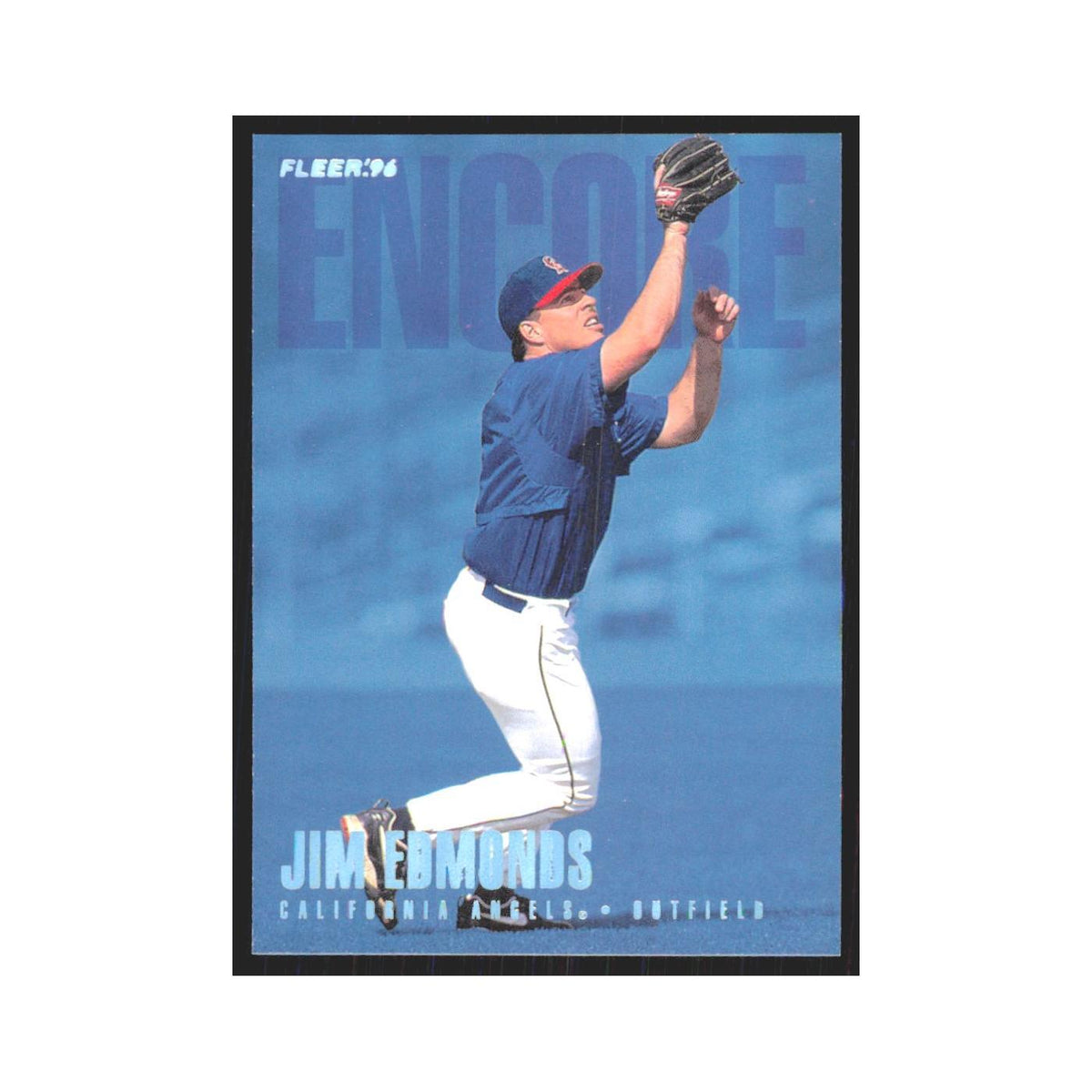 1996 Fleer Jim Edmonds Angels #U218