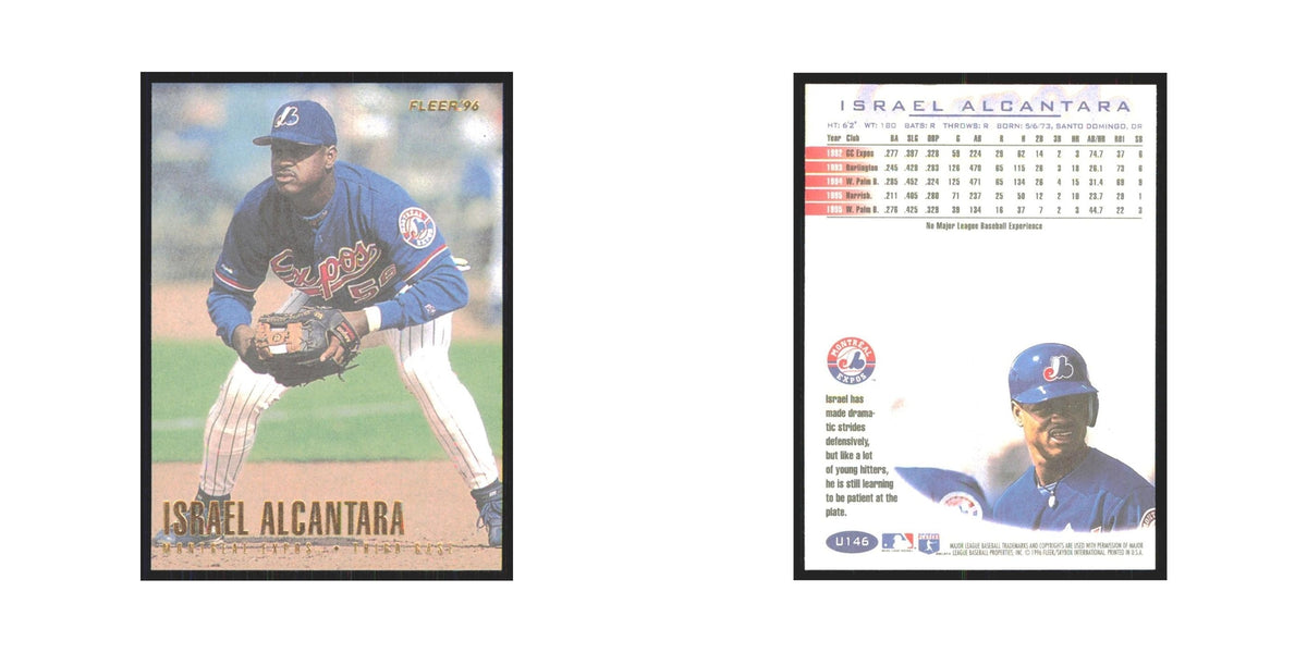 1996 Fleer Israel Alcantara Montreal Expos #U146