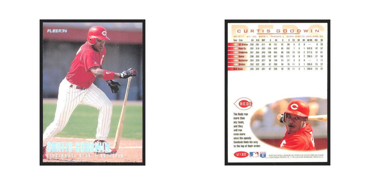 1996 Fleer Curtis Goodwin Reds #U120