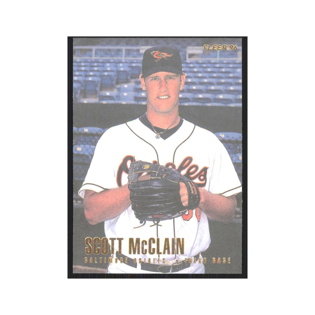 1996 Fleer Scott McClain Orioles #U3