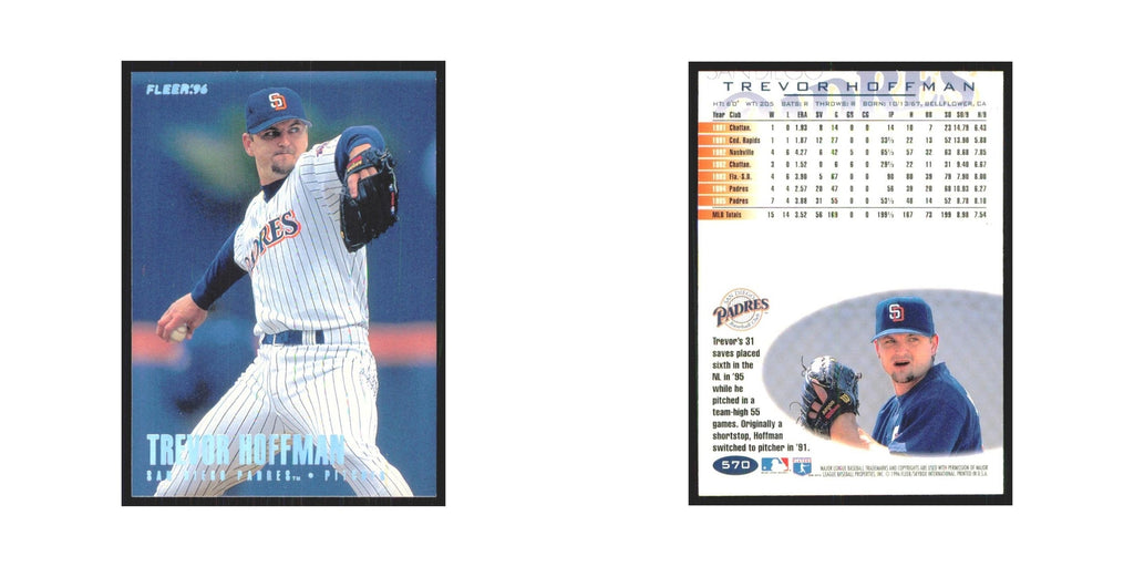 1996 Fleer Trevor Hoffman Padres #570
