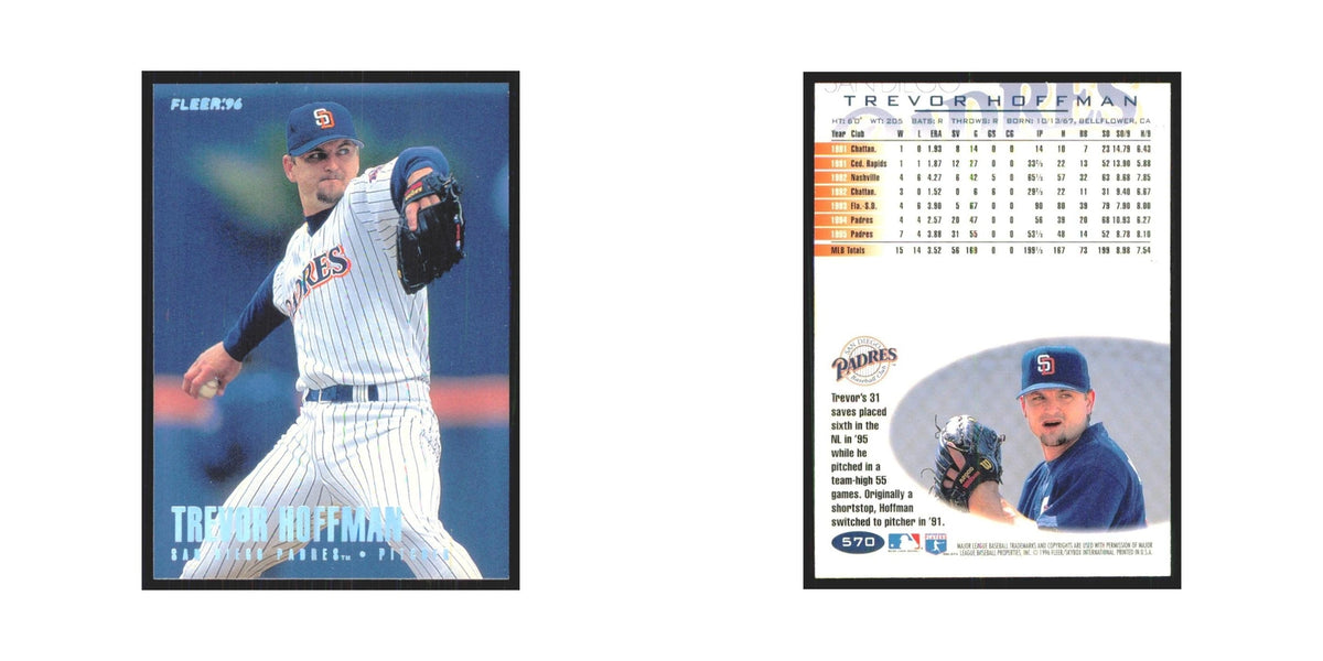 1996 Fleer Trevor Hoffman Padres #570