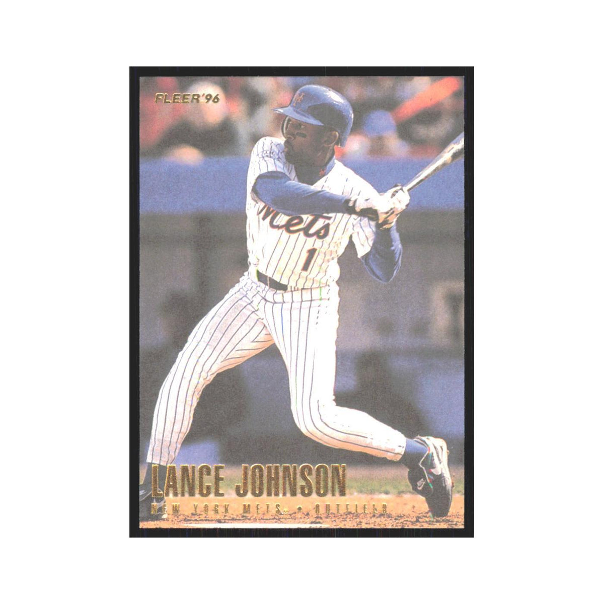 1996 Fleer Lance Johnson Mets #U158