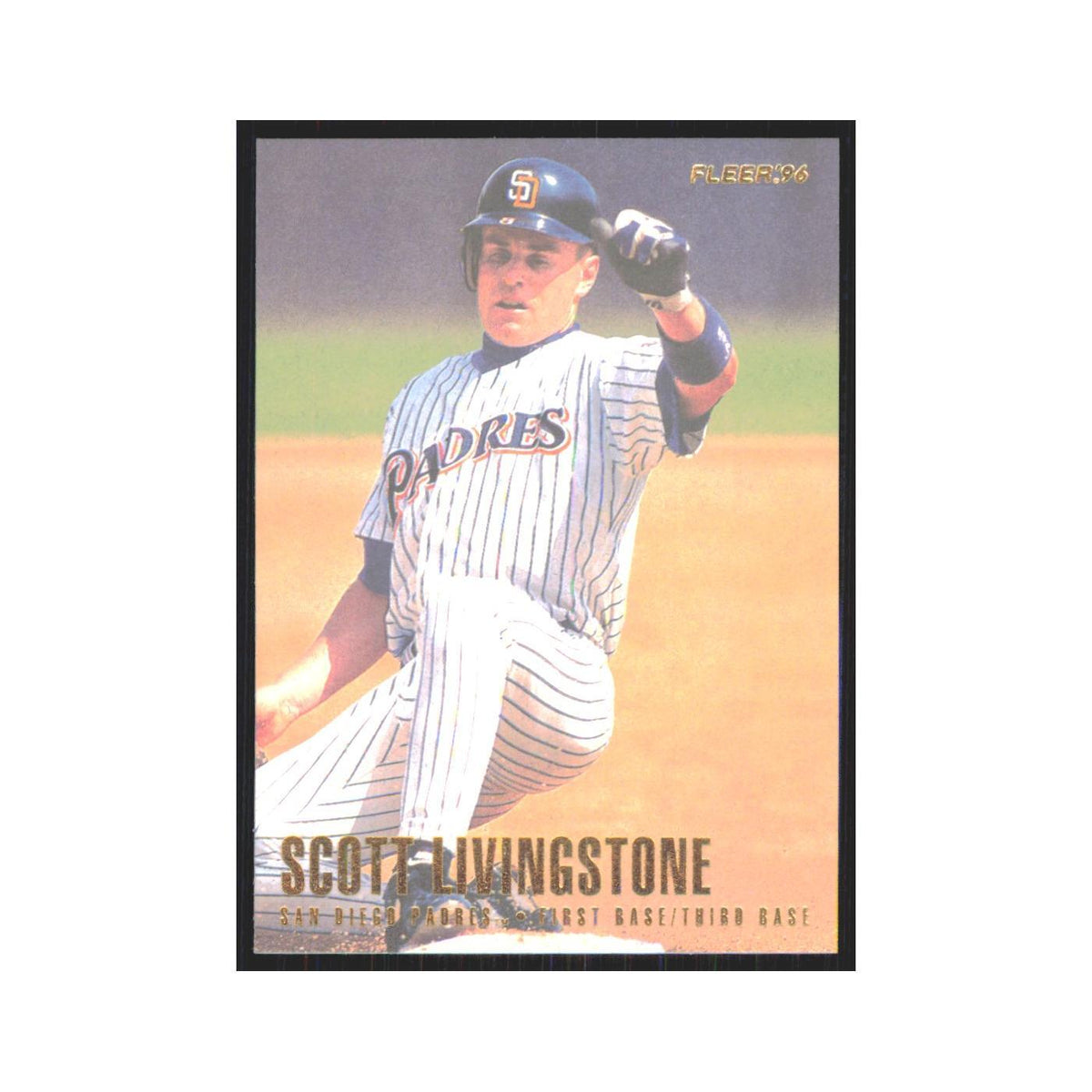 1996 Fleer Scott Livingstone Padres #573
