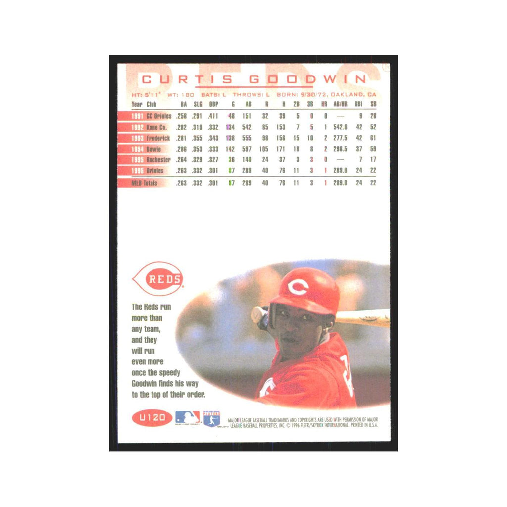 1996 Fleer Curtis Goodwin Reds #U120