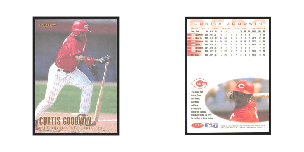 1996 Fleer Curtis Goodwin Reds #U120