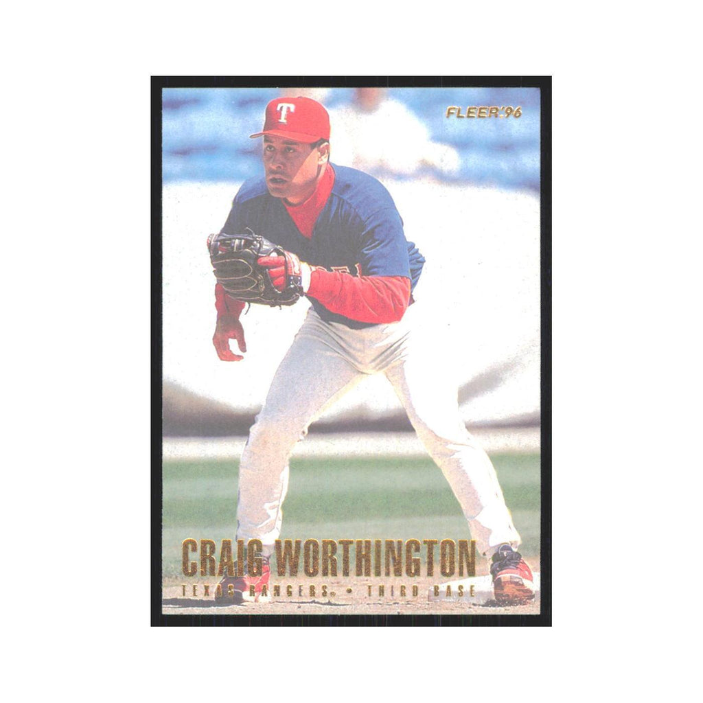 1996 Fleer Craig Worthington Rangers #U92