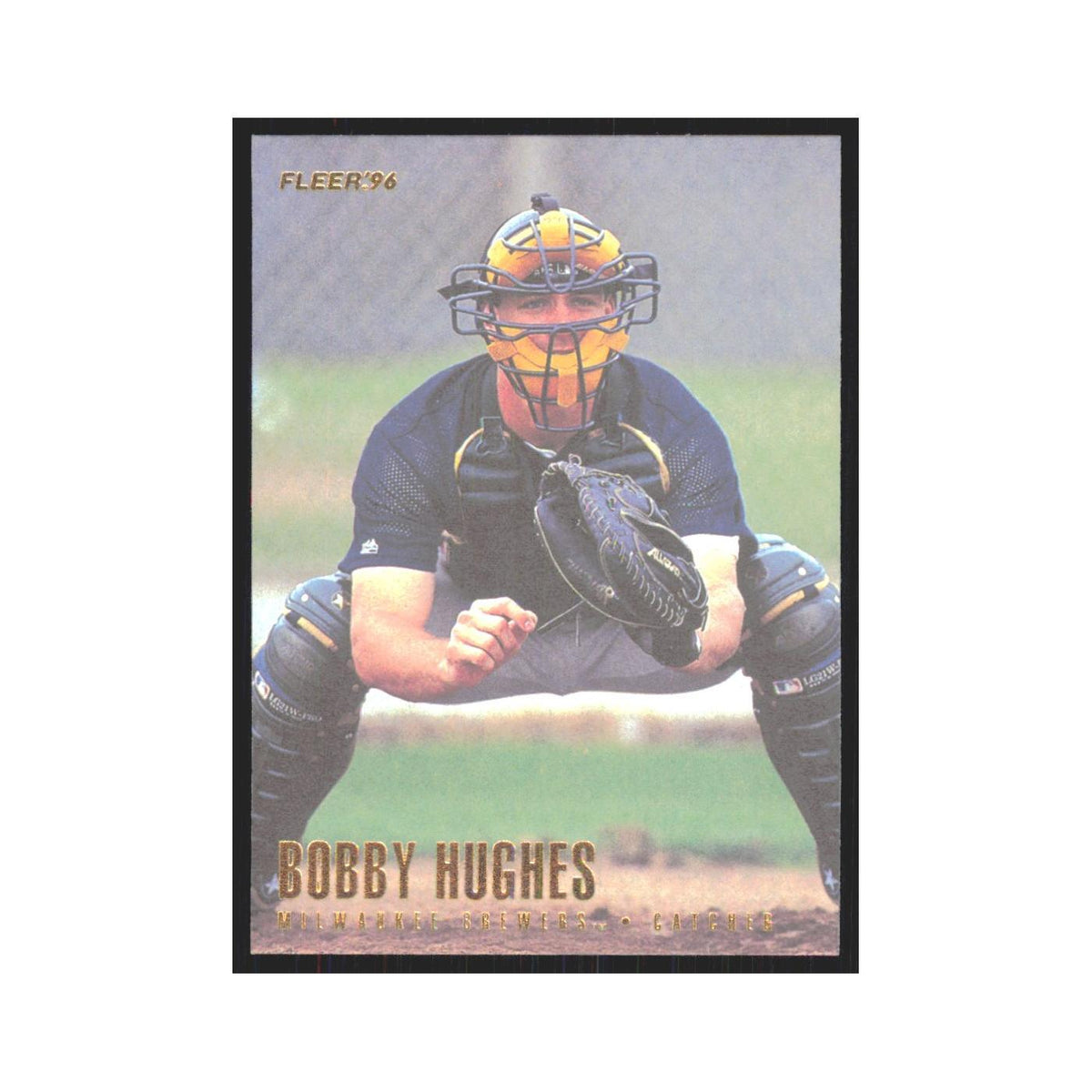 1996 Fleer Bobby Hughes Brewers #U46