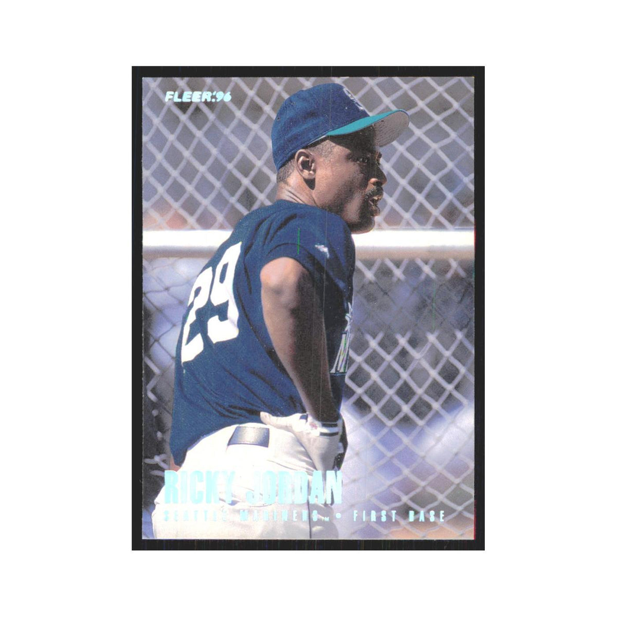 1996 Fleer Ricky Jordan Mariners #U83