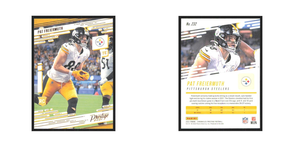 2021 Panini Prestige Pat Freiermuth RC Steelers #232