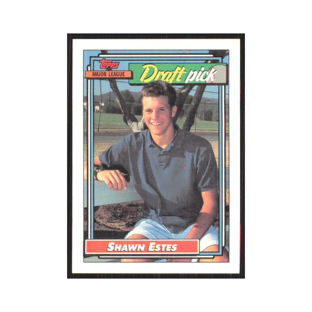 1992 Topps Shawn Estes Mariners #624