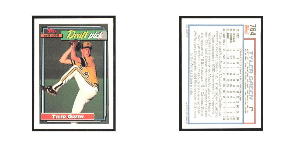 1992 Topps Tyler Green #764